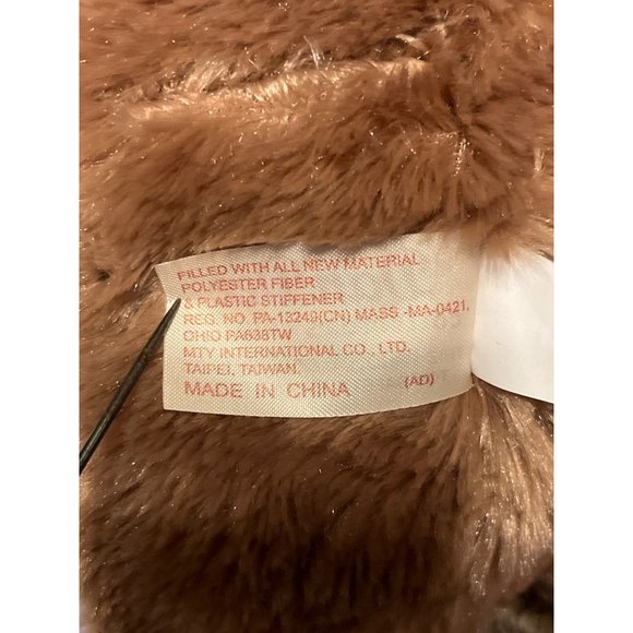 Dan Dee Collector's Choice Moose 16" Brown Winter Plush Hoodie Stuffed Animal - Picture 8 of 9